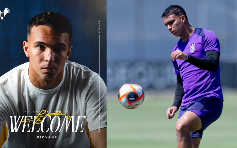Giovane é anunciado pelo Hellas Verona um mês após rescisão com o Corinthians